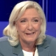 Photo de Marine Le Pen réjouie
