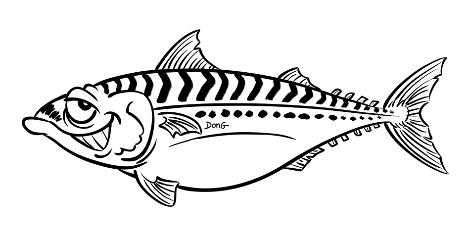 Poisson d'avril maquereau 
